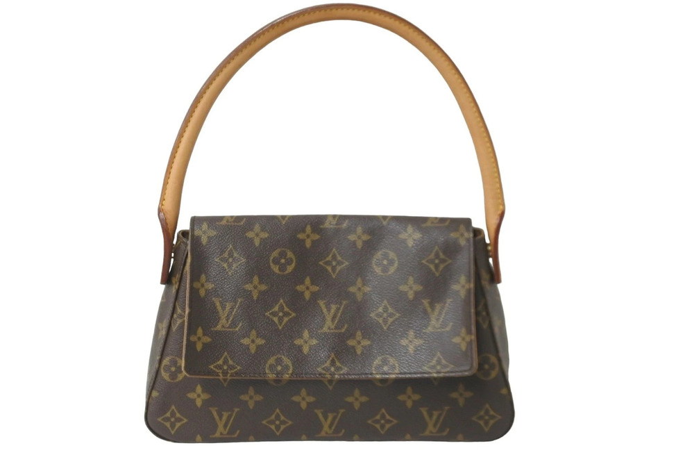 Louis Vuitton Looping Handbag Monogram Canvas Brown
